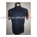 Men's color contrasting promotional 100% polyester dry-fit t--shirt